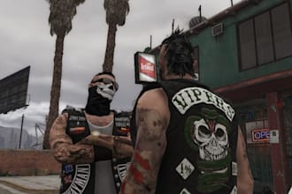 create fivem kuttes custom fivem clothing kuttes mc mc vest biker clothing