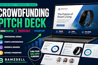 design crowdfunding pitch deck kickstarter indiegogo deck seedrs pitch deck