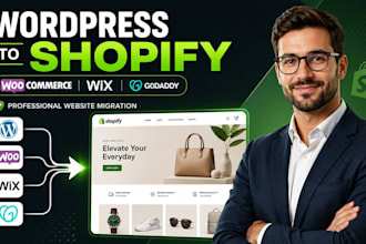wordpress to shopify migration woocommerce to shopify godaddy online store