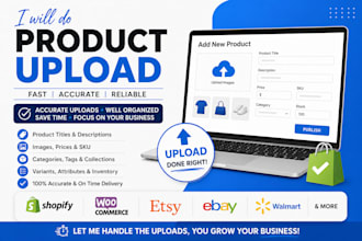 upload product to shopify
