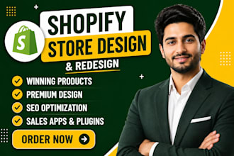 develop a ready for marketing 6 or 7 figure shopify dropshipping store expert