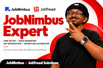 setup jobnimbus CRM jobtread data migration API integration workflow automation