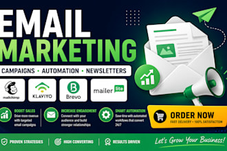 do email marketing shopify black friday christmass and email campaign management