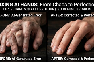 fix ai image, edit ai art, upscale and retouch in photoshop