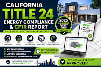prepare california title 24 energy compliance cf1r report