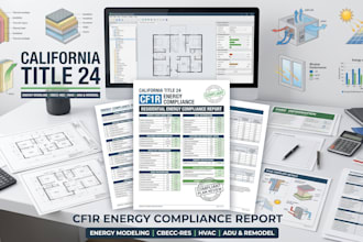 prepare california title 24 energy compliance cf1r report