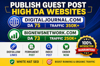 seo guest post backlinks service