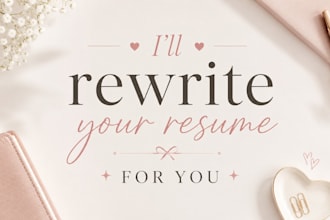 rewrite and improve your resume