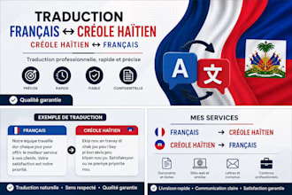 traduire du francais vers le creole haitien