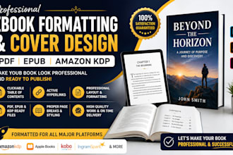 do pdf to ebook and epub formatting