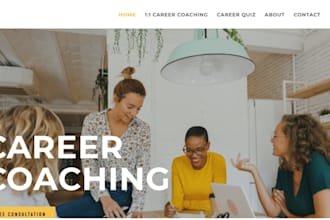 create squarespace coaching website booking membership program website