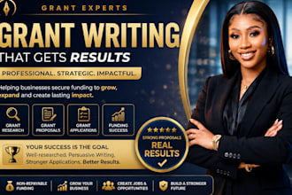do grant research ,business grant writing and grant proposals
