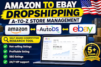 do amazon to ebay dropshipping with autods