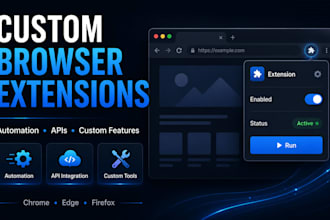 make a browser extension for any of your needs