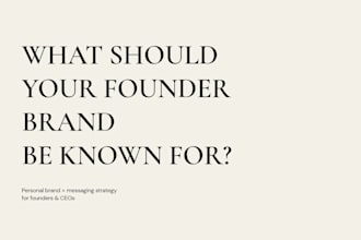 create your founder personal brand and messaging strategy