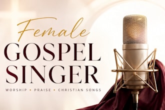 be female vocalist for contemporary gospel worship christian hymn praise song