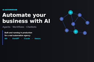 build ai automation workflows and agents for your business