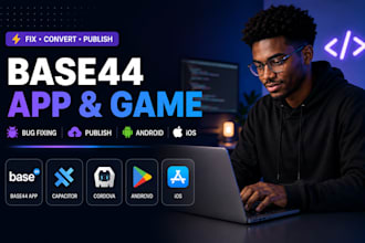 base44 app base44 game bug fixing base44 publish android capacitor cordova ios