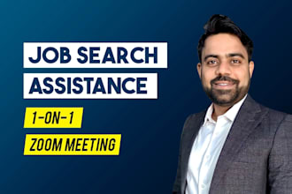 do job search and prepare job application for onsite and remote jobs