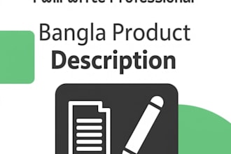 write attractive bangla product description