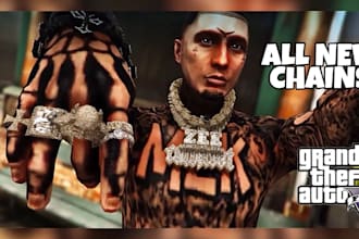 create custom 3d iced out chain or pendant for gta fivem