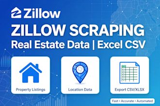 do zillow data scraping with owner phone number and email