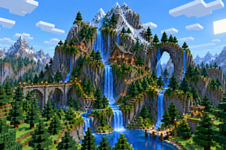 create custom minecraft maps, worlds, builds and adventure maps