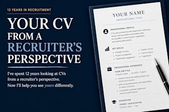 write your professional UK CV