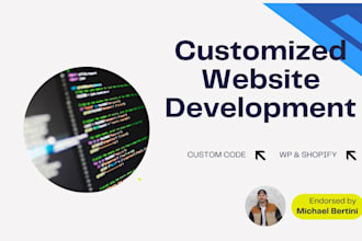 develop a custom, high speed website using clean code and modern workflows
