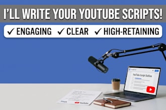 write youtube video scripts