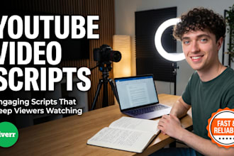 write youtube video scripts