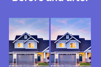make instagram posts for fast foods and real estate