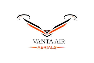 design drone services, aerial services and mapping logo