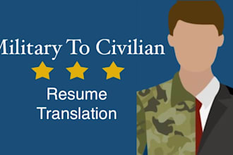 translate your military service into a competitive civilian resume