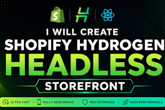 create shopify hydrogen headless storefront