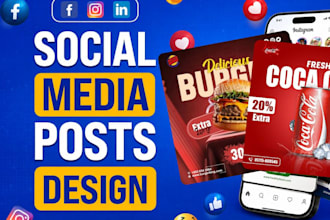 create modern social media post designs for your brand