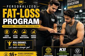 be your online personal trainer and create a custom workout
