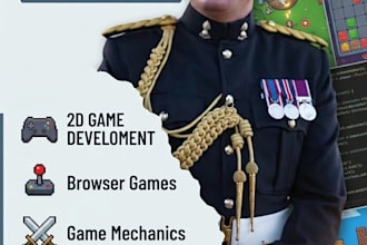 design and develop custom HTML5 2d mini games