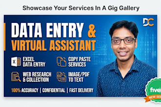 be accurate excel data entry work