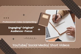 write engaging and professional video script
