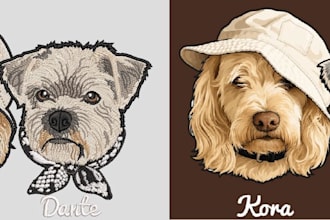 convert pets images into clean embroidery any files dst emb