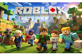 create optimize a full roblox game roblox map roblox icon, thumbnail roblox logo