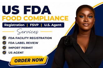 us fda food registration, fsvp and US agent compliance