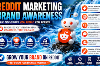 increase awareness market sales brand mention business website reddit seo post