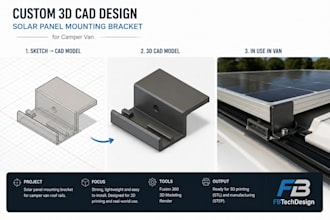 design custom 3d printed camper van parts and accessories