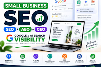 optimize small business websites for SEO aeo GEO and ai search visibility