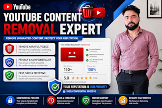 assist with youtube content removal and takedown requests