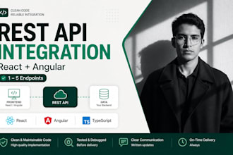 integrate rest apis into your react or angular frontend