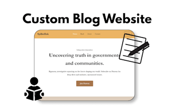 create a professional and dynamic blog