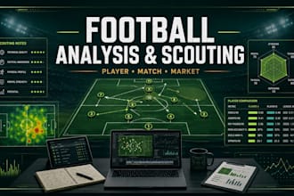 analyze football matches and create scouting or player reports